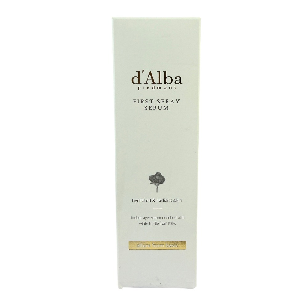 d'Alba Piedmont White Truffle First Spray Serum 100ml‎ Vegan Hydrating Mist New